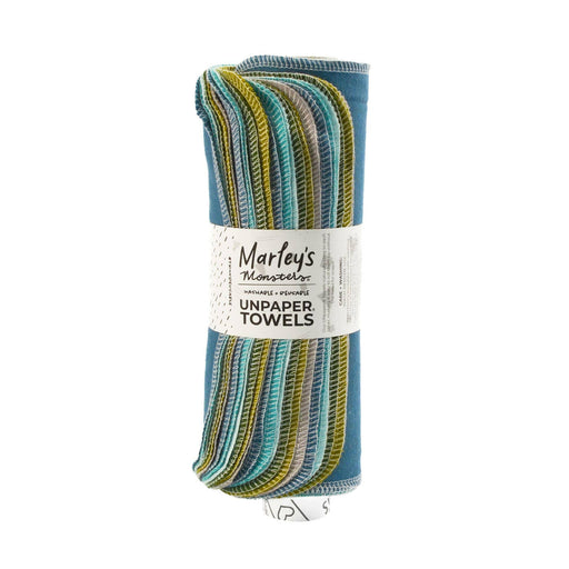 Marley's Monsters UNpaper® Towels in Specialty Colors, Gloaming 24 Pack. Eco-friendly, reusable towels ideal for sustainable kitchens, available at Athens Cooks.