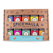 Spicewalla | Ultimate Backyard BBQ Collection, 10 Pack: A boxed set of ten spice tins, including Korean BBQ Rub and Carolina Mustard BBQ Rub, perfect for grilling enthusiasts.