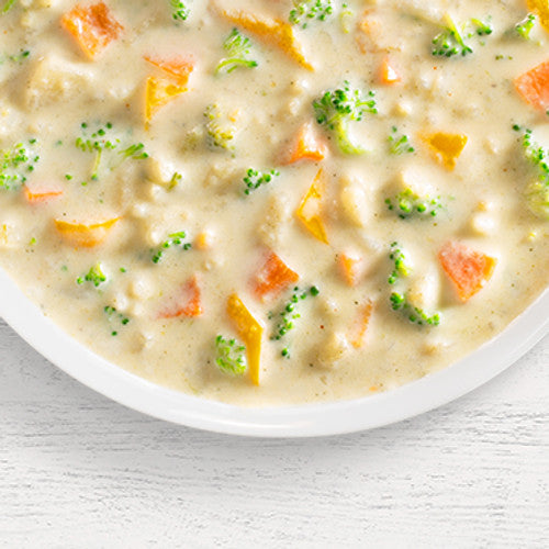 Frontier Soups | Virginia Blue Ridge Broccoli Cheddar Soup Mix: A creamy blend of broccoli, cheddar, rice, and potatoes, perfect for a hearty meal.