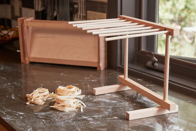 Verve Culture | Beechwood Collapsible Pasta Drying Rack