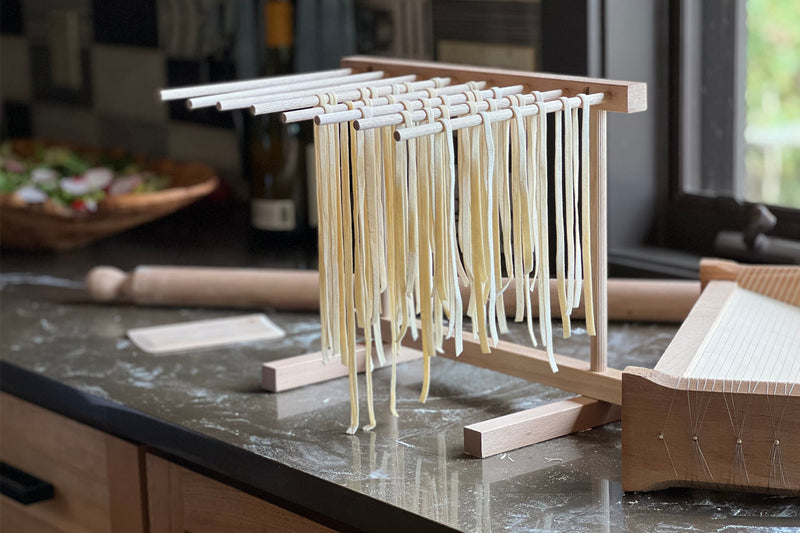 Verve Culture | Beechwood Collapsible Pasta Drying Rack