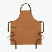 Hedley & Bennett Essential Apron, Vintage Wash Tobacco Leaf — front view
