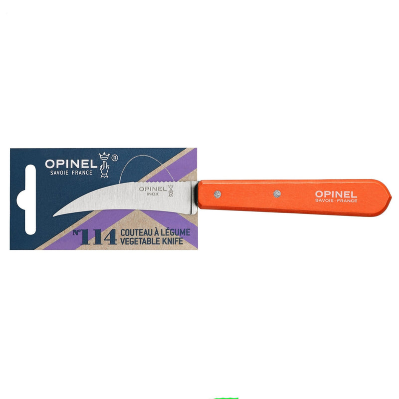 Opinel | Essential Birdsbeak Vegetable Knife, Apple Green