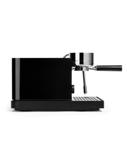FELLOW | Espresso Series 1, Black: Compact espresso machine with stainless-steel portafilter and steam wand, designed for precise, professional-level performance at home.