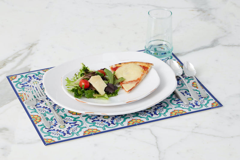 Etú HOME | Positano B Italian Rectangle Vinyl Placemat
