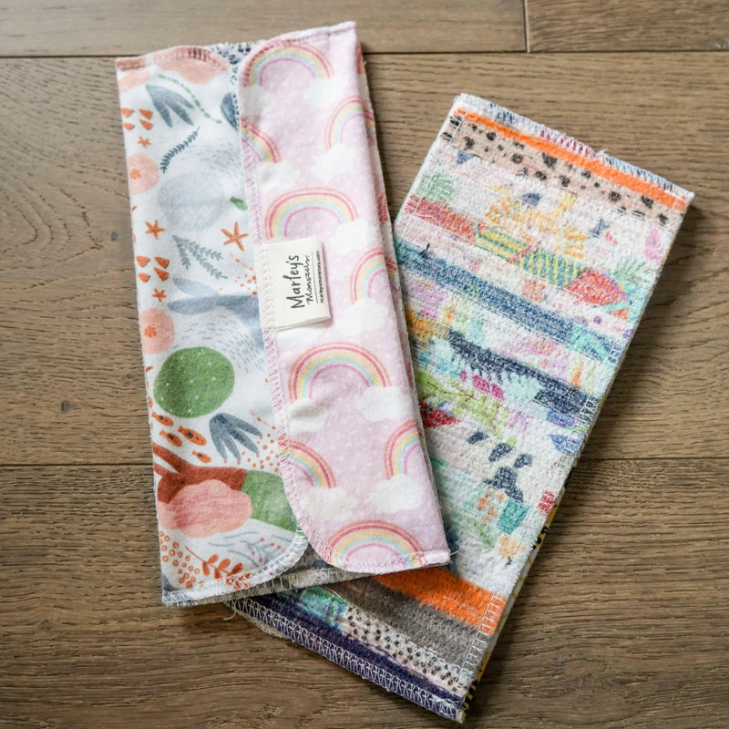 Marley's Monsters | Scrap Felt Mop Pads.