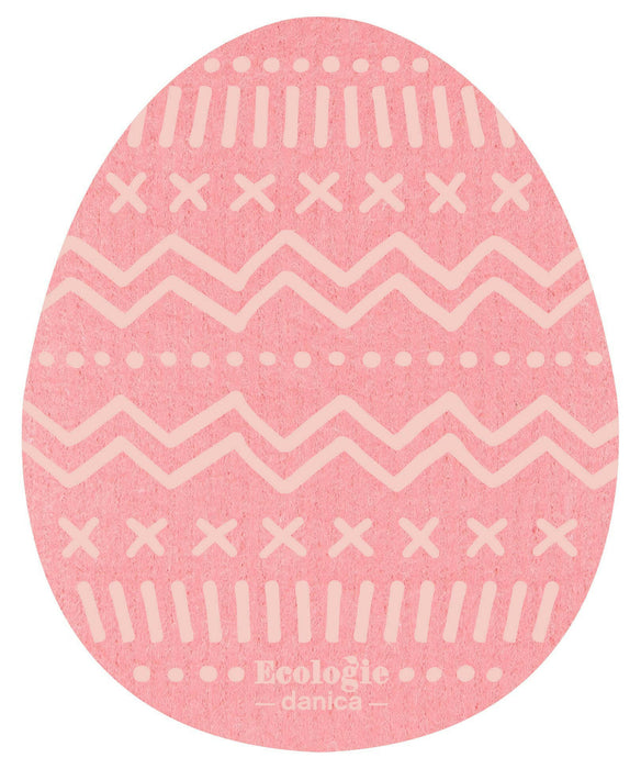 Ecologie | Easter Eggs Shaped Swedish Dishcloths | Set of 3.