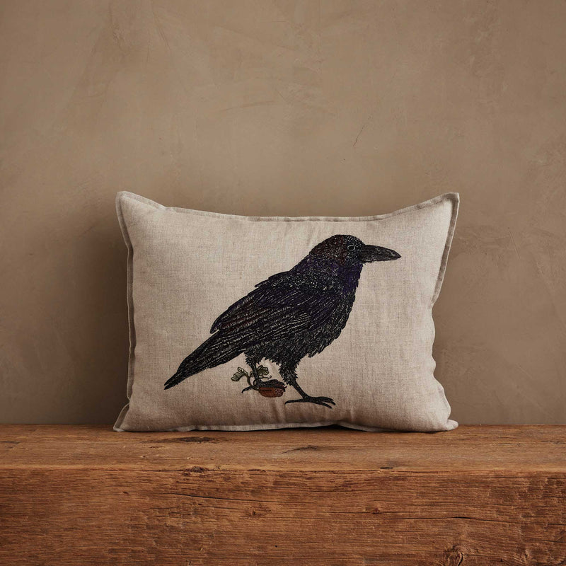 Coral & Tusk - Blackbird with Acorn Pillow: Cover Only