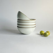 Sarah Kersten - Ramen Bowl: Klamath Wheat, stacked with small green fruits, exemplifying versatility for noodles, salads, and more. Featured at Athens Cooks kitchen store.