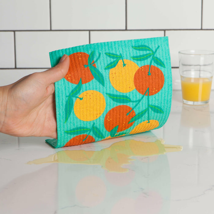 Ecologie | Oranges Swedish Dishcloth