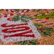 Gift of Joy Handwoven Coconut Fiber Doormat.
