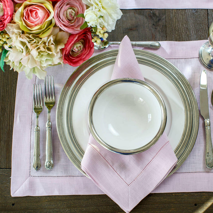 Crown Linen Designs | Hemstitch Placemat.