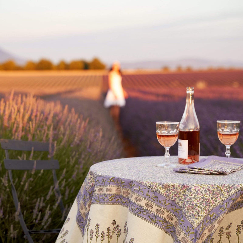 Couleur Nature | French Tablecloth, Lavender Purple
