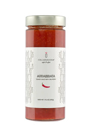 Zia Pia - Arrabbiata Tomato Sauce with Chili Pepper by Italianavera, a 19.4 oz jar of artisanal, spicy tomato sauce made with authentic Italian ingredients.
