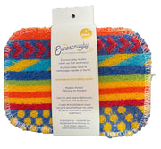 Euroscrubby - Original Euroscrubby 3 Pack featuring bright, multicolored scrubbers for versatile cleaning in kitchens, bathrooms, and outdoors. Comes hangable for easy storage.