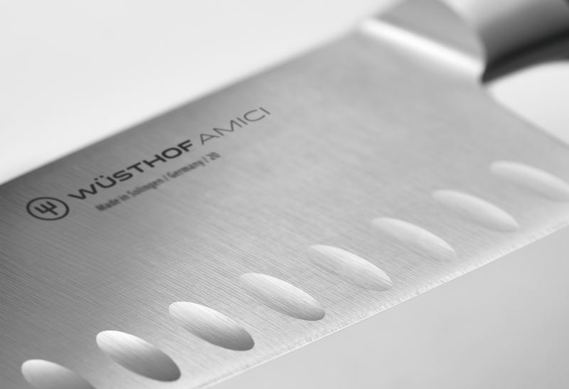Wüsthof | Amici Santoku, Hollow Edge, 7 inches