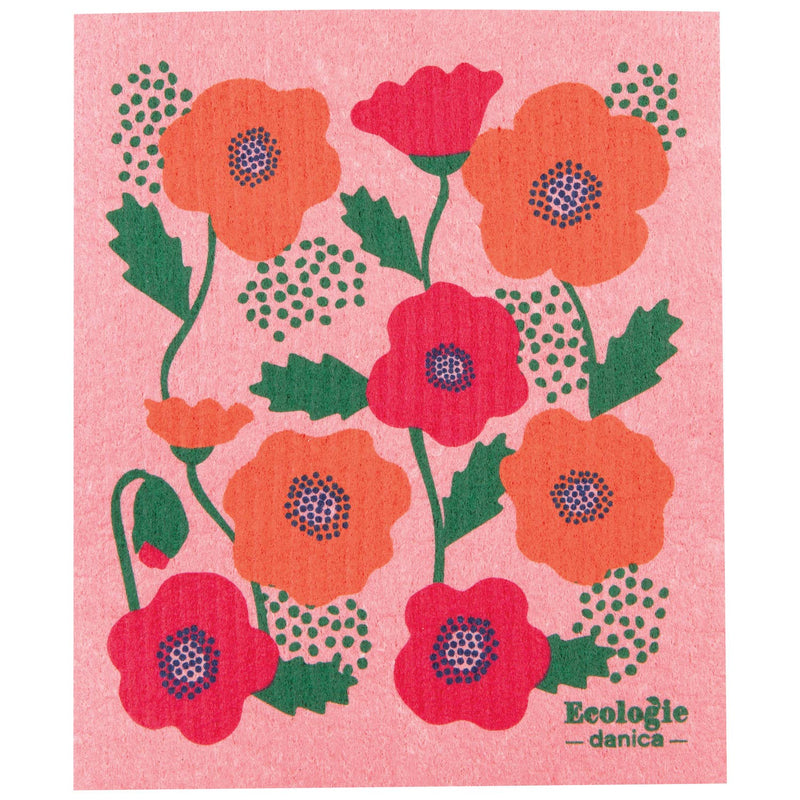 Bespoke Provisions | Peach Flower Swedish Dishcloth