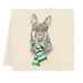 Eric & Christopher - German Shepherd with Scarf Tea Towel.