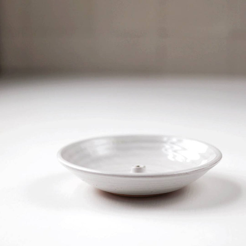 Gravesco Pottery | Incense Burner in White
