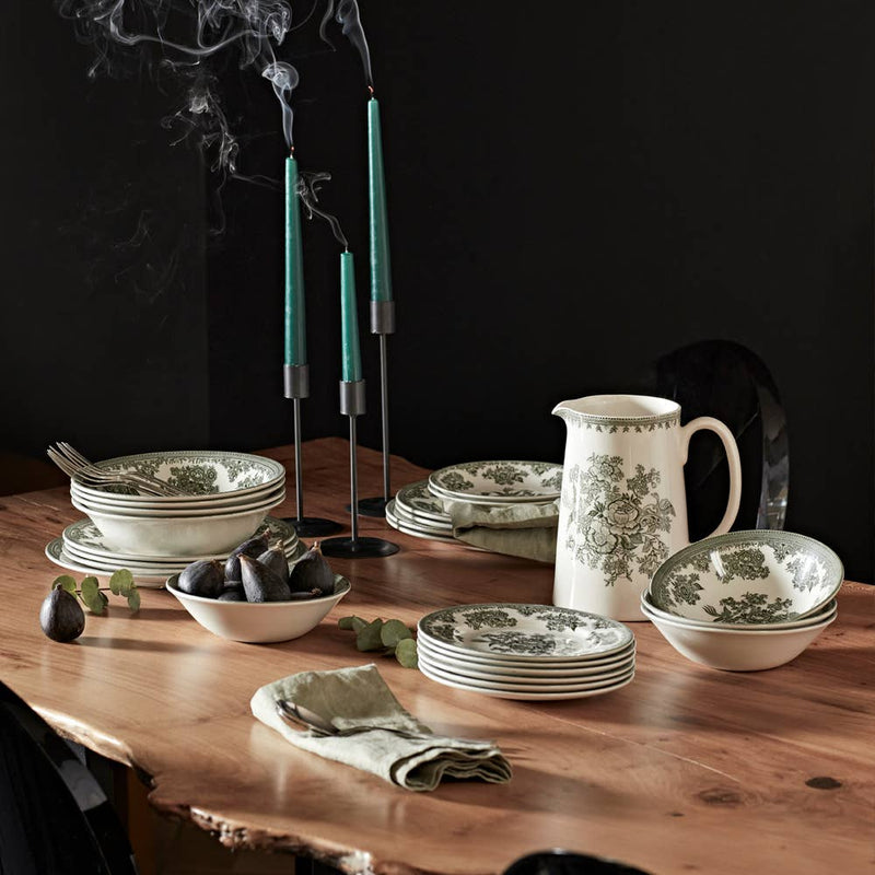 Burleigh | Dark Green Asiatic Pheasants Dinner Plate