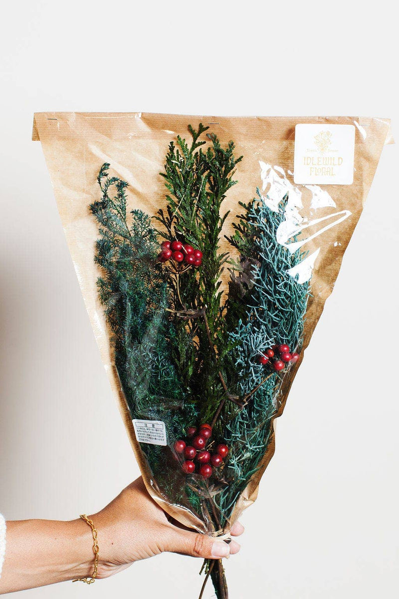 Idlewild Floral Co. | Preserved Christmas Swag Bouquet