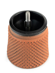 Peugeot | Bali Cast Iron Pepper Mill, Orange, with distinctive design, ideal for grinding spices, reflecting Athens Cooks' curated kitchen tool collection.