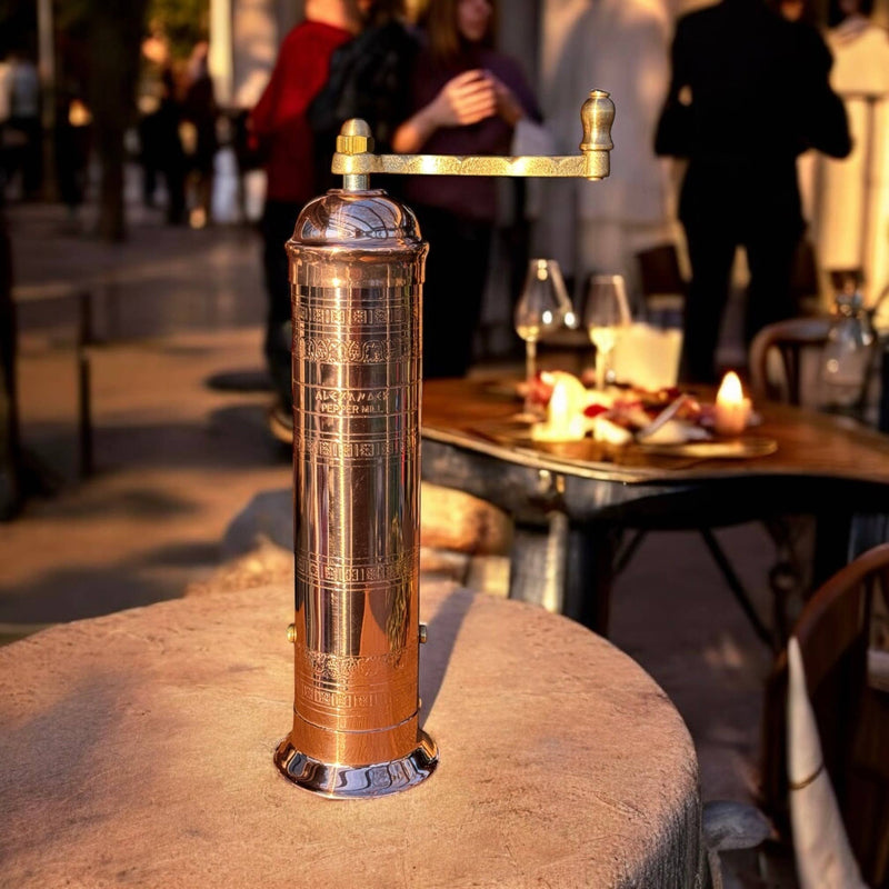 Rune-Jakobsen Design - The original 'Large Copper Mill'  - 10" pepper grinder