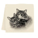 Eric and Christoper | Cuddle Cats Tea Towel.