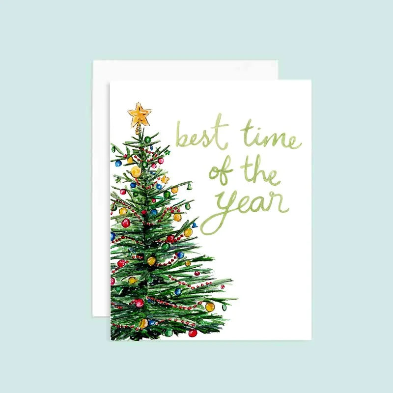 Grace Langdon Art | Merry Christmas Tree Card