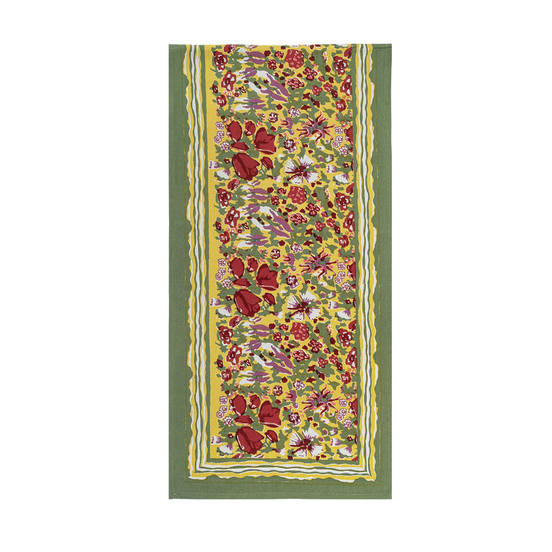 Couleur Nature | Jardin Table Runners, Red & Green
