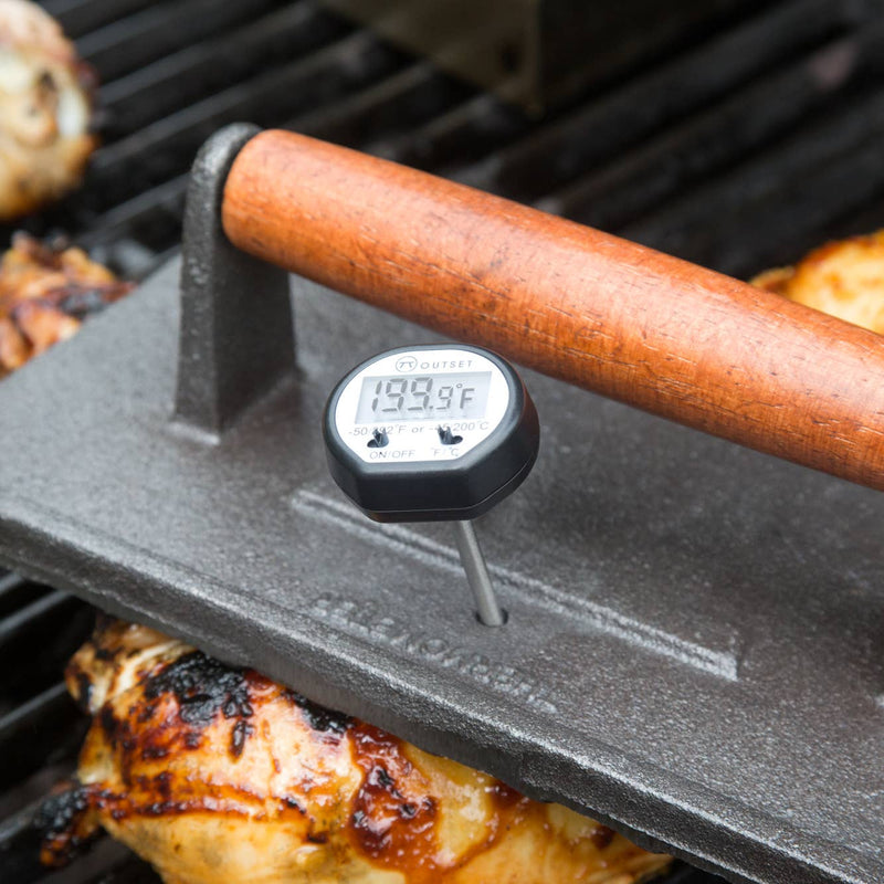Outset | Rectangular Grill Press, Cast Iron