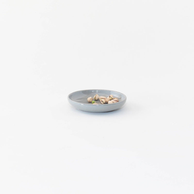 Sarah Kersten - Olive Dish: Basin Collection: Pacific White, a small, elegant dish ideal for appetizers or sides, part of Athens Cooks' curated kitchenware.
