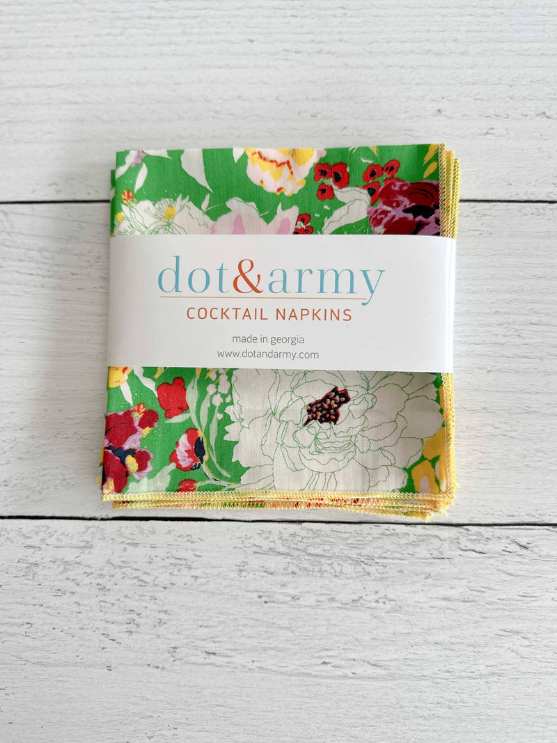 Dot and Army | Terrace Garden Cloth Napkins