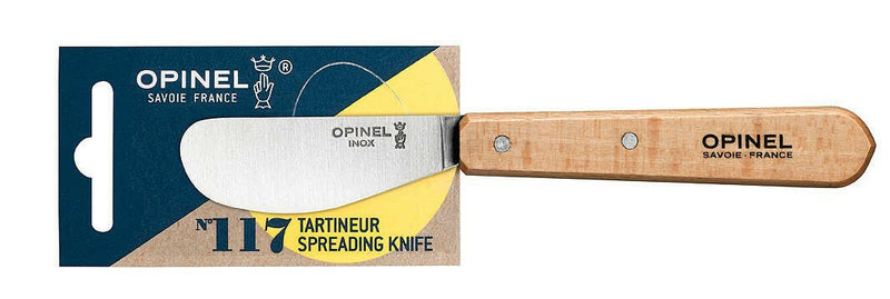 Opinel | Essential Birdsbeak Vegetable Knife featuring a stainless steel bird’s beak blade and beech wood handle, displayed in original packaging. Ideal for precise fruit and vegetable preparation.