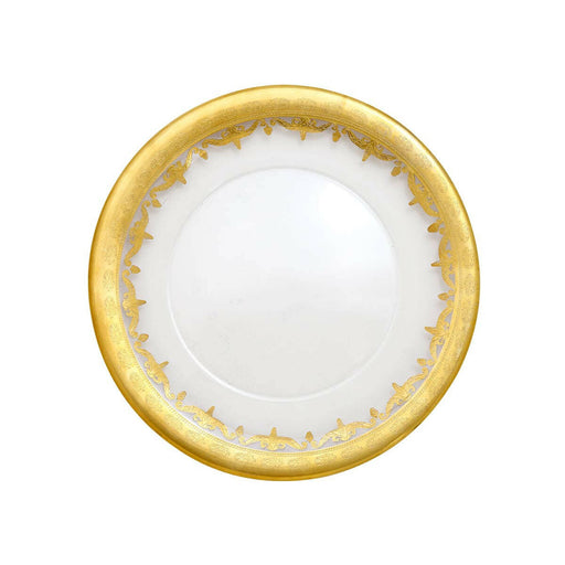 Arte Italica | Vetro Gold Salad & Dessert Plate.