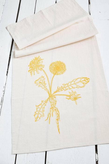 Hearth and Harrow | Dandelion Kitchen Tea Towel.