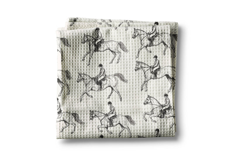 Eric & Christopher | Horse with Wreath Tea Towel