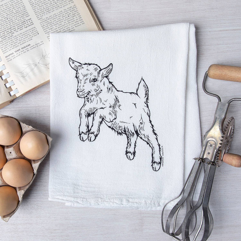 Eric & Christopher - Princess of Perkasie  Goat Tea Towel