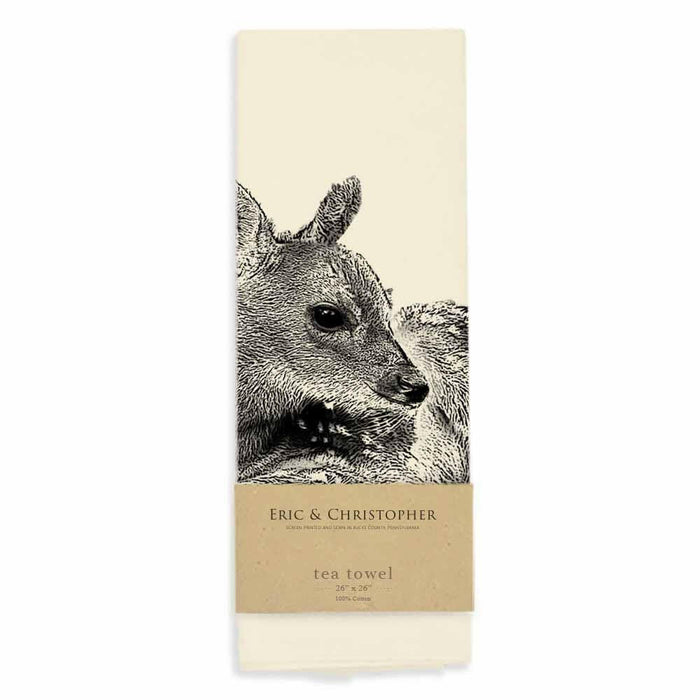 Eric and Christopher | Fawn Tea Towel.