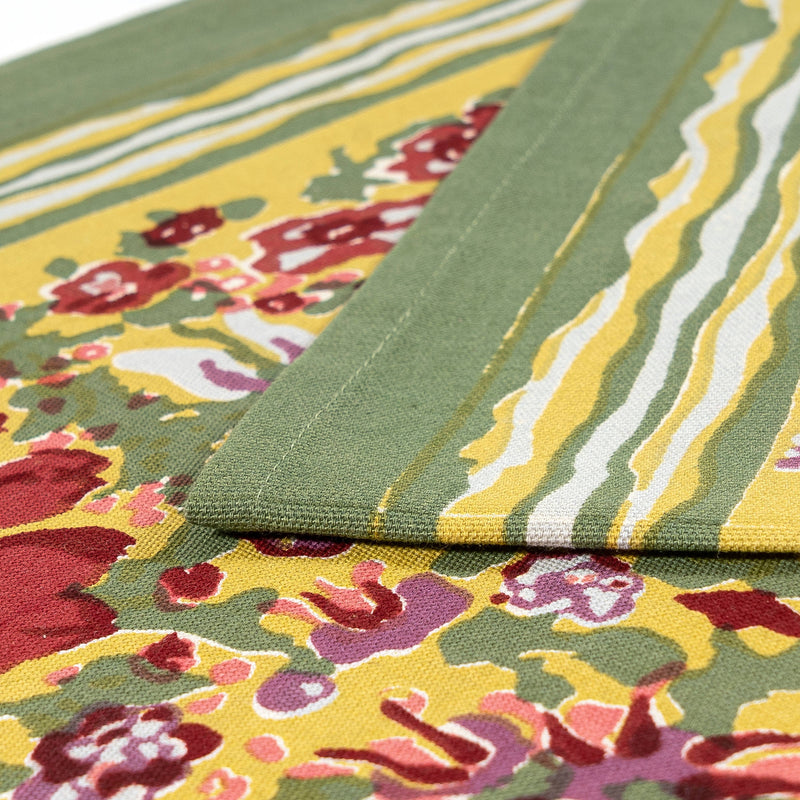 Couleur Nature | Jardin Table Runners, Red & Green