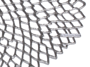 Chilewich | Dahlia Placemats - Silver featuring intricate open lace cutwork, enhancing dining elegance and sophistication with its refined net pattern design.