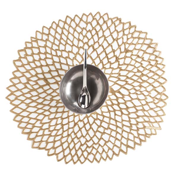 Chilewich | Dahlia Placemats - Brass