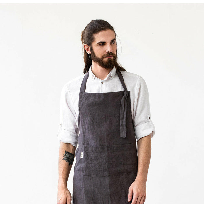 MagicLinen | Men's Linen Bib Aprons