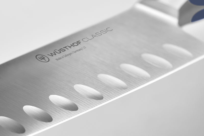 Wüsthof | Classic Hollow Edge Santoku, Wild Blueberry