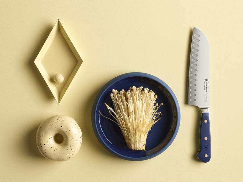 Wüsthof | Classic Hollow Edge Santoku, Wild Blueberry