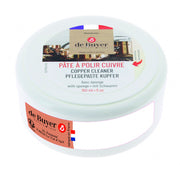 de Buyer | COPPER CLEANER 5 OZ tub with sponge, designed for restoring copper cookware shine. Made in France, perfect for Athens Cooks' curated kitchen tools selection.