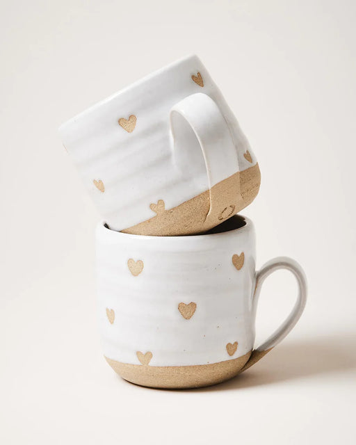 Farmhouse Pottery | Confetti Heart Mug.