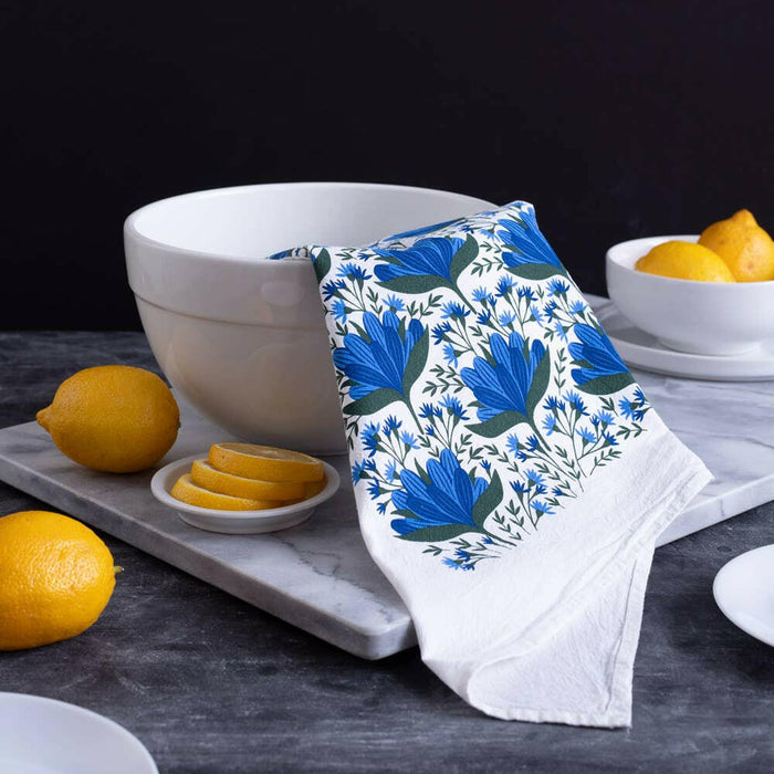 HAZELMADE | Blue Gentian Tea Towel.