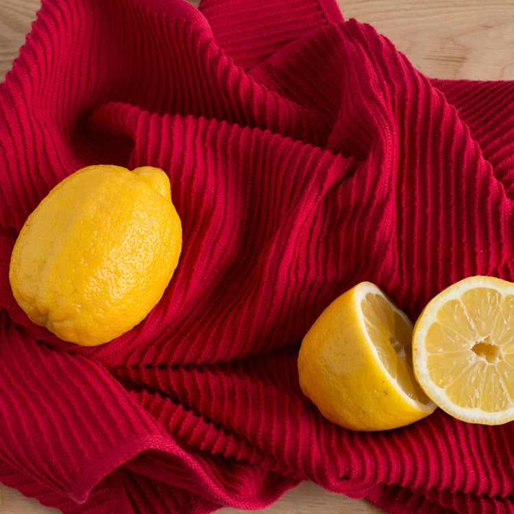 Danica | Ripple Dishtowel, Red