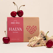 Seed + Mill - Tart Cherry Halva, 227g - Kosher Sesame Candy.
